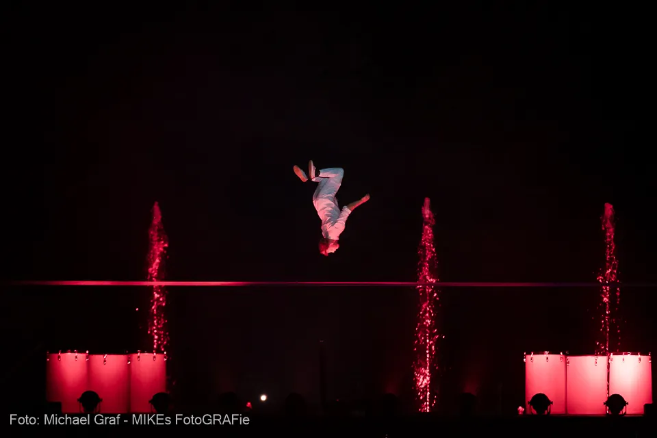 Moritz Purer – Klangwelle Laxenburg Slackline Showact