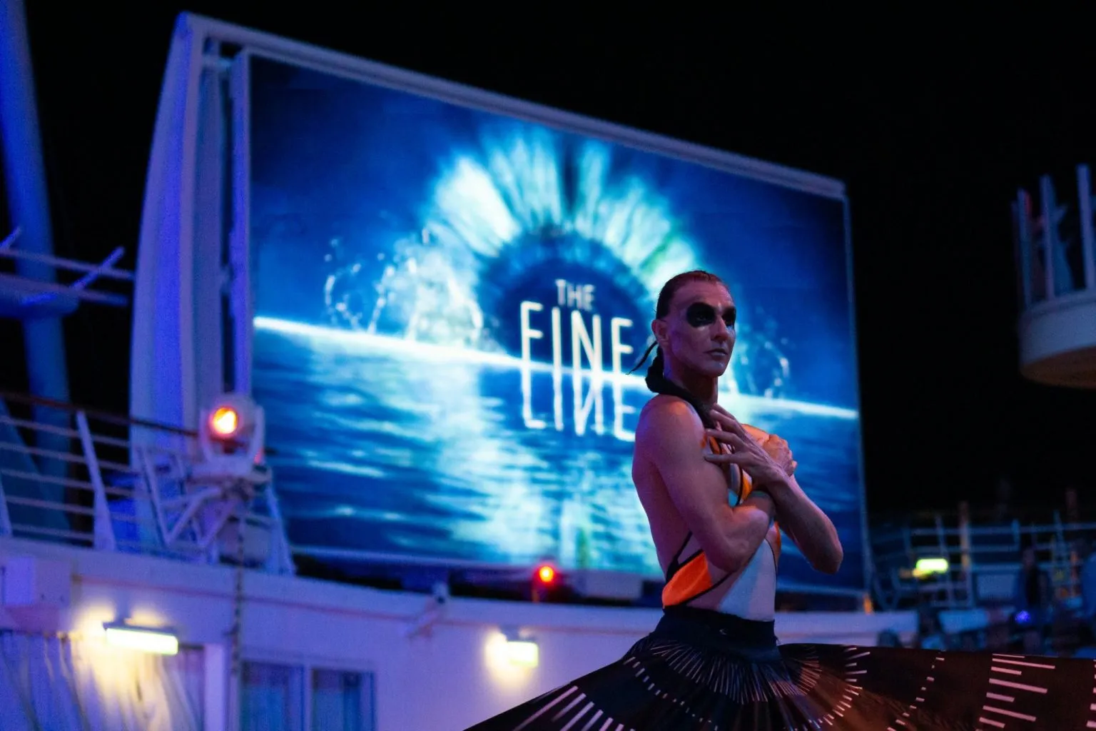 Moritz Purer – Live Performance Harmony of the Seas Slackline