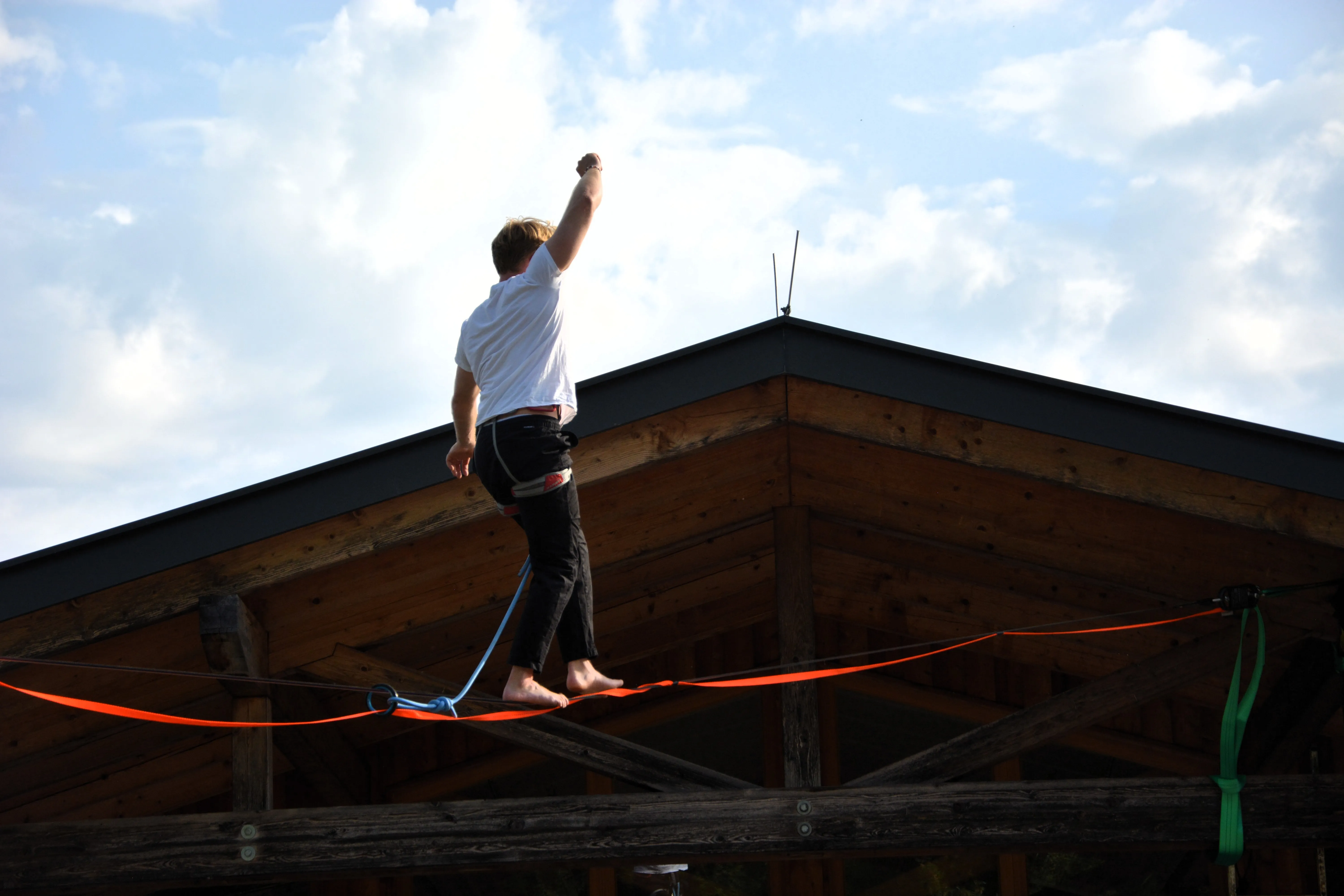 Moritz Purer – Slackline Highline Show Familienfeier 2025