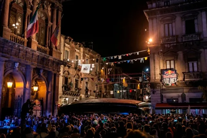 Moritz Purer – Red Bull Airlines Slackline Wettkampf Catania 2014