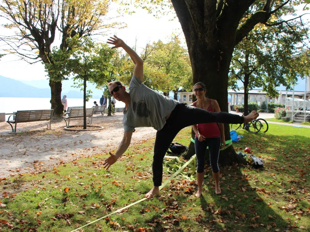 Moritz Purer – Slackline Workshop Outdoor-Veranstaltung