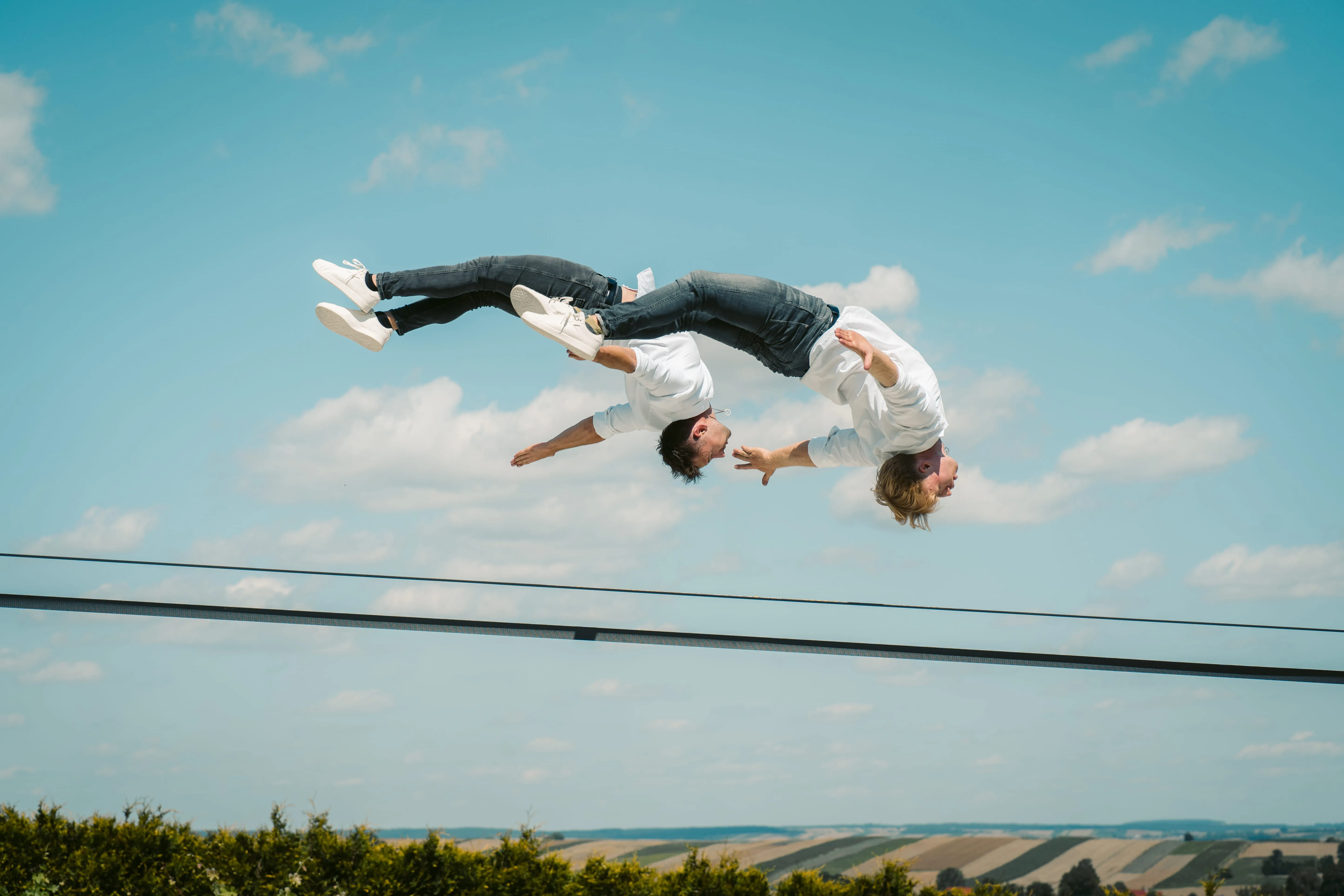 Moritz Purer – Duo Trickline Show bei Tag