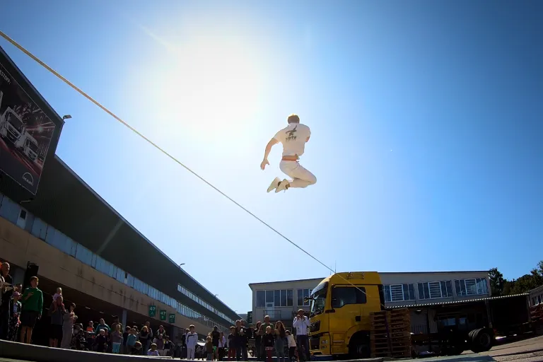 Moritz Purer – Trickline Show bei Tag