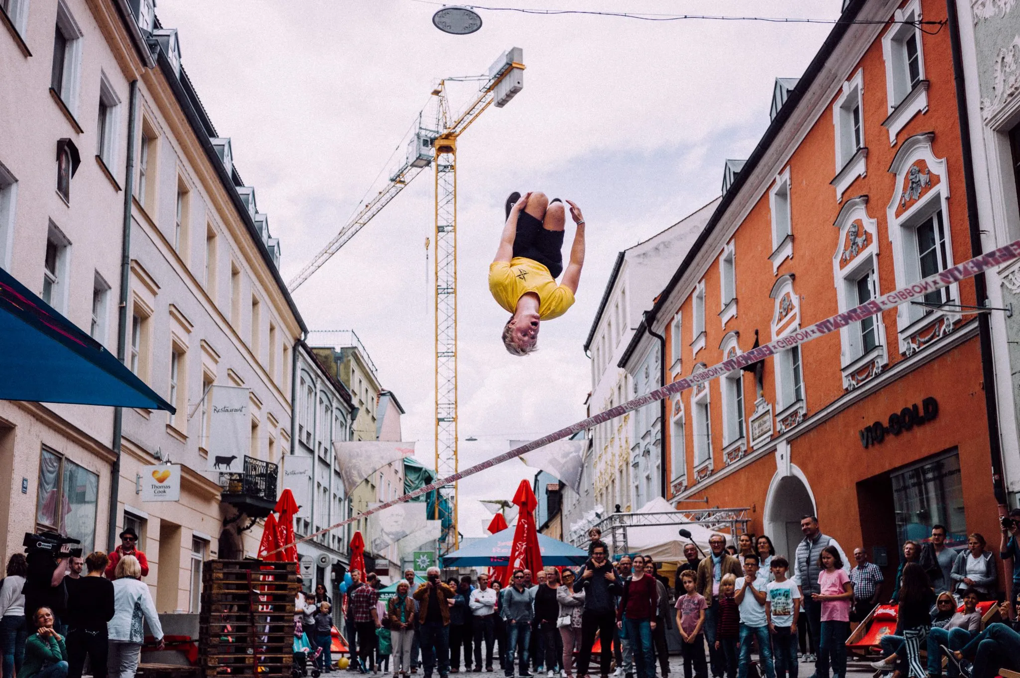 Moritz Purer – Backflip trickline show Straubing